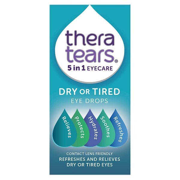 Thera Tears 5 In 1 Dry Or Tired Eye Drops 10Ml