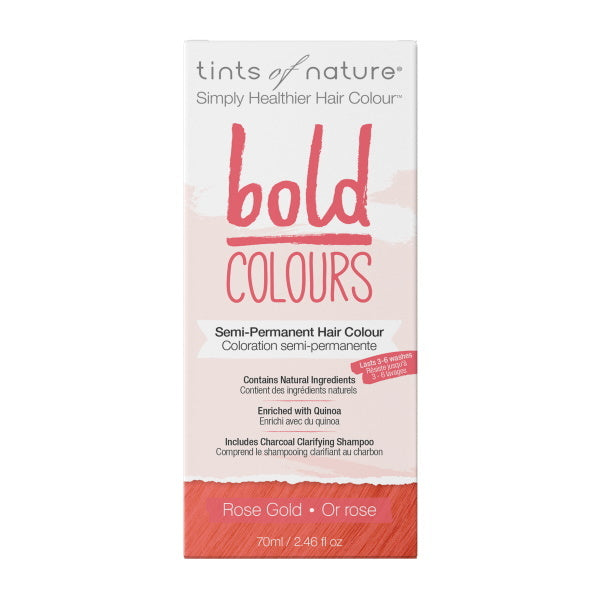 Tints Of Nature Semi-Permanent Hair Bold Rose Gold 70Ml