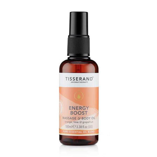 Tisserand Energy Boost Massage And Body Oil 100Ml