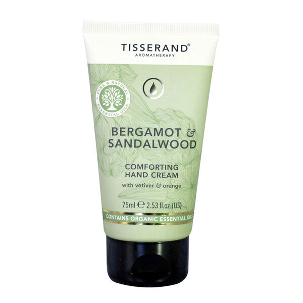 Tisserand Bergamot & Sandalwood Comforting Hand Cream 75Ml