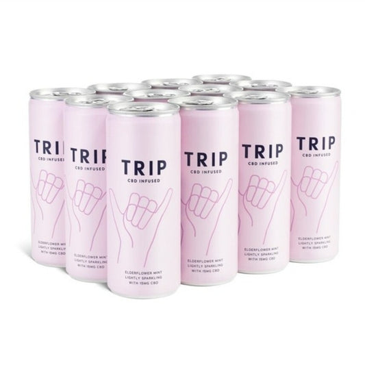 Trip Elderflower Mint Cbd Drinks 12 X 250Ml