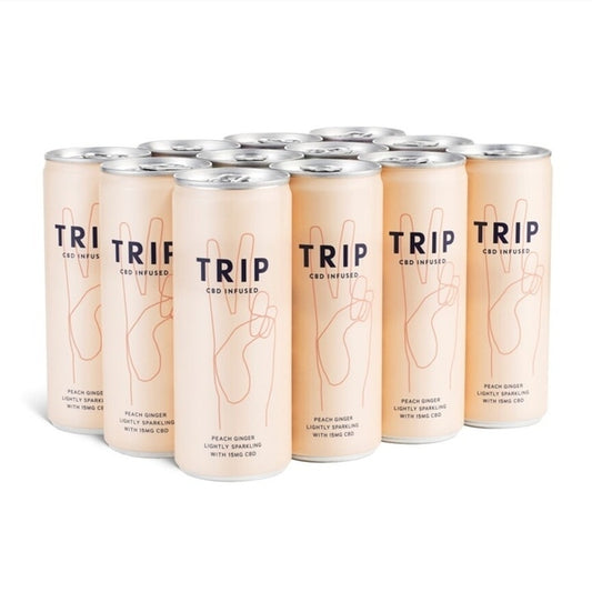 Trip Peach Ginger Cbd Drinks 12 X 250Ml