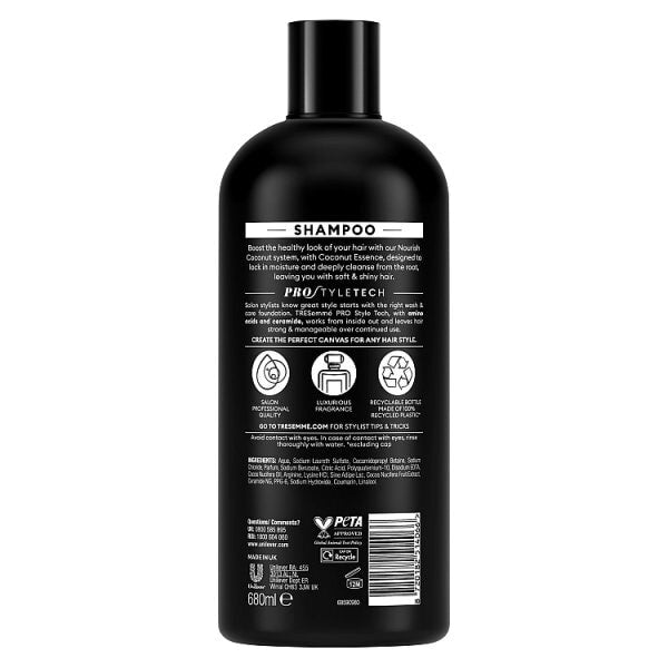 Tresemme Nourishing Coconut Shampoo 680Ml