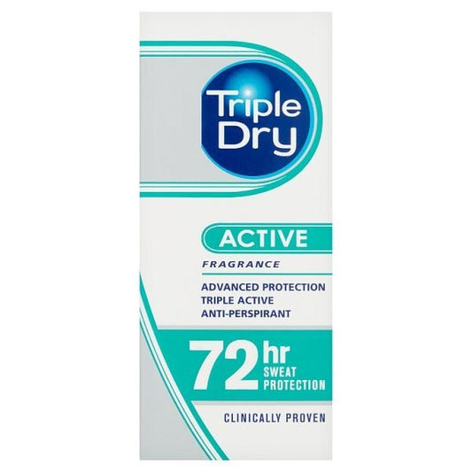 Triple Dry 72 Hour Sweat Protection Roll On 50Ml