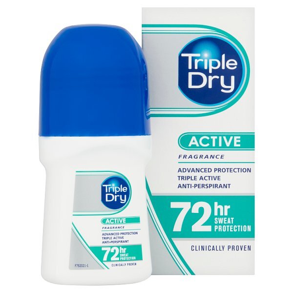 Triple Dry 72 Hour Sweat Protection Roll On 50Ml