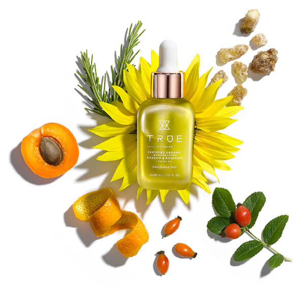 True Skincare Rehydrating Rosehip & Rosemary Facial Oil 30Ml