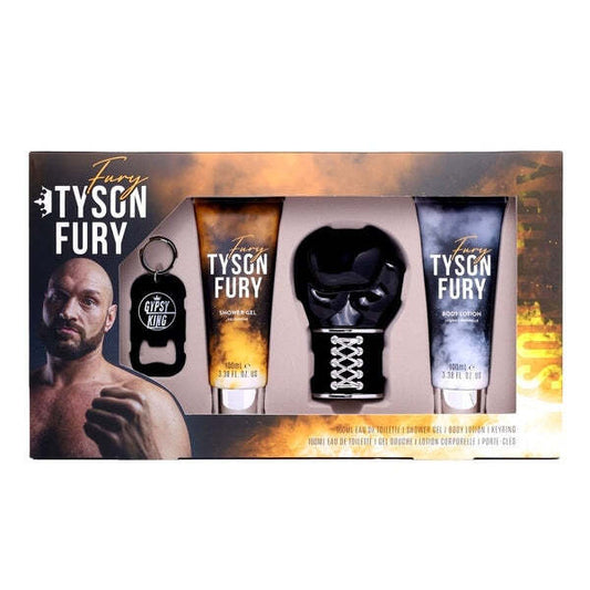 Tyson Fury Gift Set 100Ml Edt+100Ml Gel+100Ml Lotion+Keyring