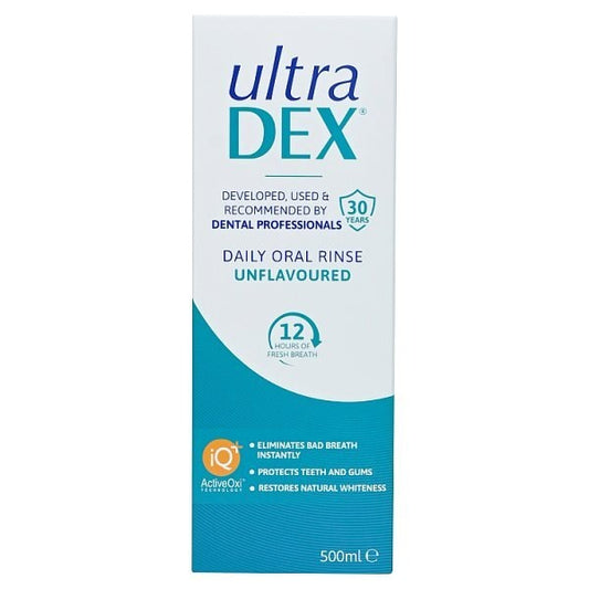 Ultradex Daily Oral Rinse Unflavoured 500Ml