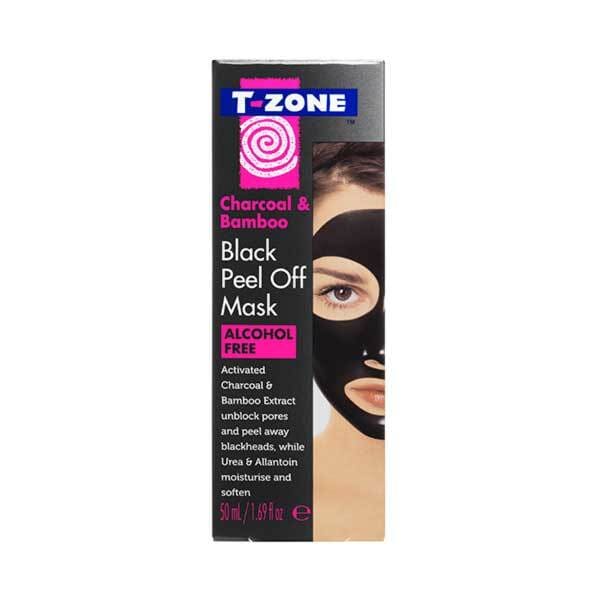 T-Zone Charcoal & Bamboo Black Peel Off Mask 50Ml