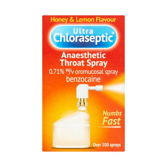 Ultra Chloraseptic Anaesthetic Throat Spray Honey & Lemon