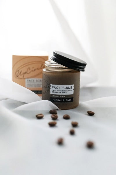 Upcircle Face Scrub Herbal With Coffee + Rosehip Oil - 100Ml