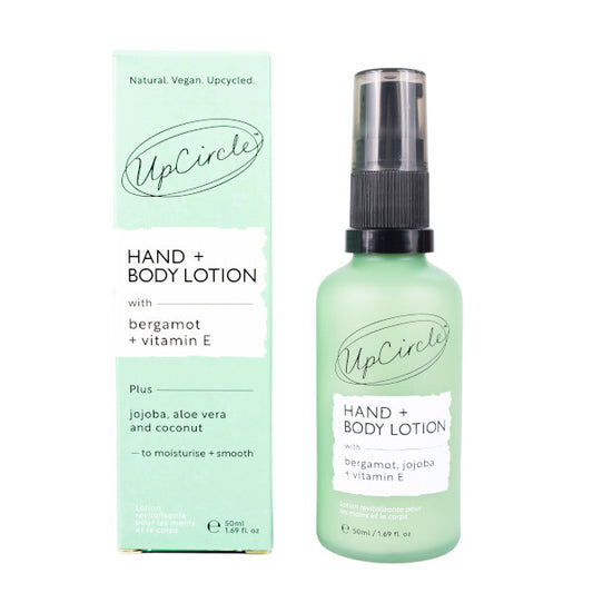 Upcircle Hand + Body Lotion With Vitamin E-Travel Size-50Ml