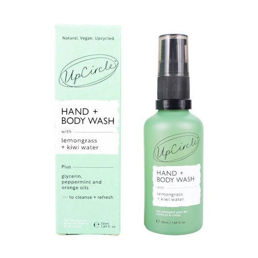Upcircle Hand + Body Wash With Kiwi Water-Travel Size-50Ml