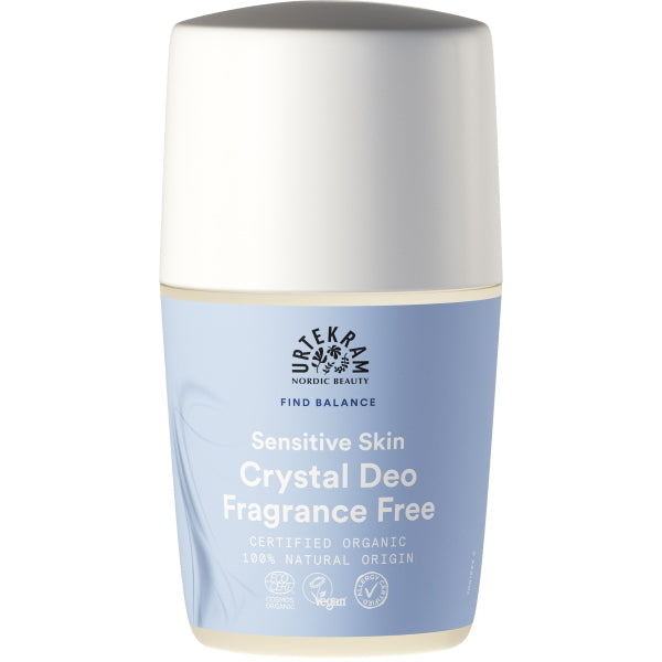 Urtekram Find Balance Fragrance Free Crystal Deo - 50Ml