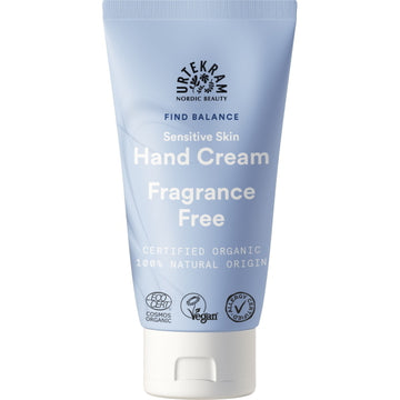 Urtekram Find Balance Fragrance Free Hand Cream - 75Ml