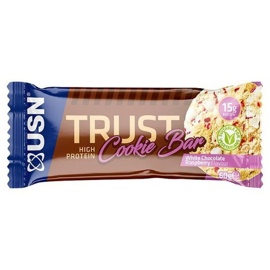 Usn Trust Cookie Bar White Chocolate & Raspberry Hfss