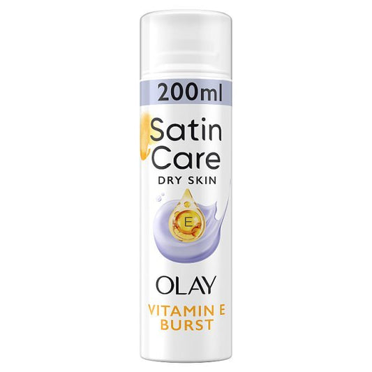 Venus Satin Care With Olay Shaving Gel Vitamin E Burst 200Ml