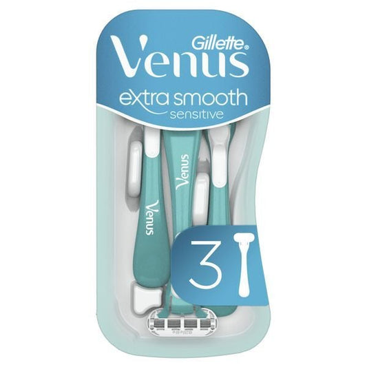 Venus Extra Smooth Sensitive Disposable Razors - 3 Pack
