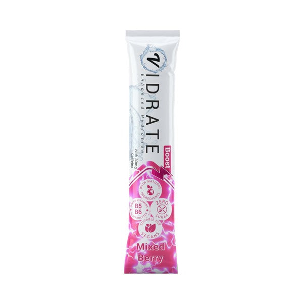 Vidrate Zero Sugar Hydration Sachets Boost Mixed Berry X 8