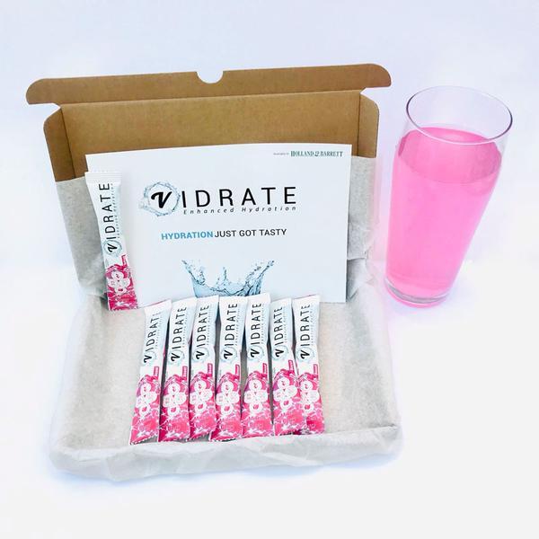 Vidrate Zero Sugar Hydration Sachets Boost Mixed Berry X 8