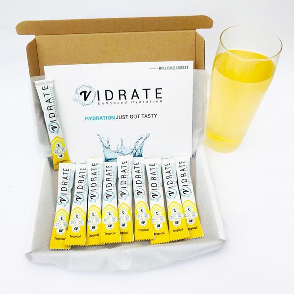 Vidrate Zero Sugar Hydration Sachets Tropical X 8