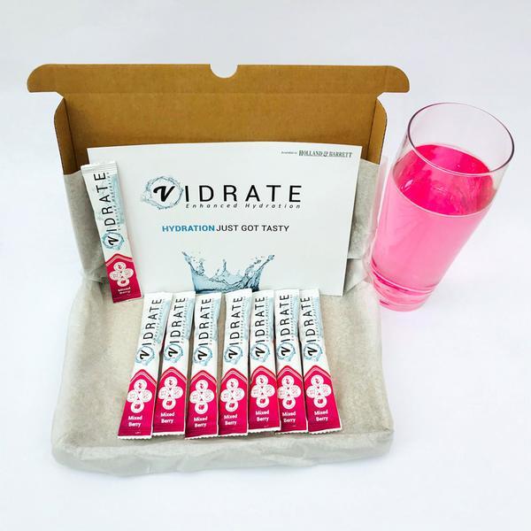 Vidrate Zero Sugar Hydration Sachets Mixed Berry X 8