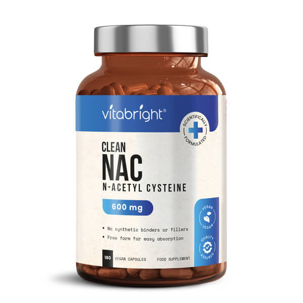 Vitabright Nac N Acetyl Cysteine Supplement, 6 Months Supply