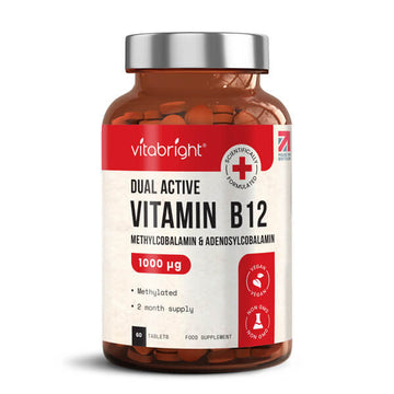 Vitabright Dual Active Vitamin B12 - 60 Vegan Tablets