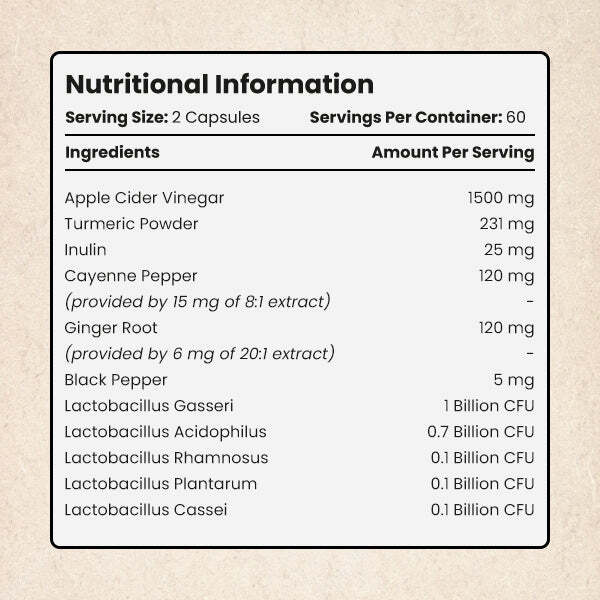 Vitabright High Strength Apple Cider Vinegar Complex