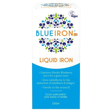 Blueiron Liquid Iron Supplement With Added Vitamins 250Ml
