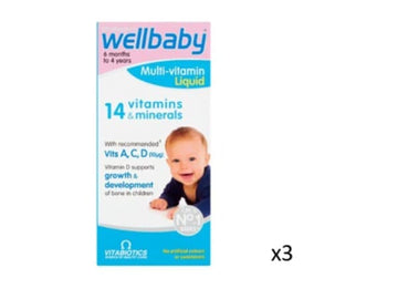 Vitabiotics Wellbaby Natural Orange Flavour Bundle