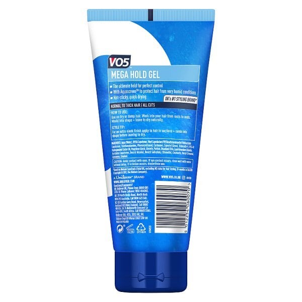 Vo5 Mega Hold Styling Gel 200Ml