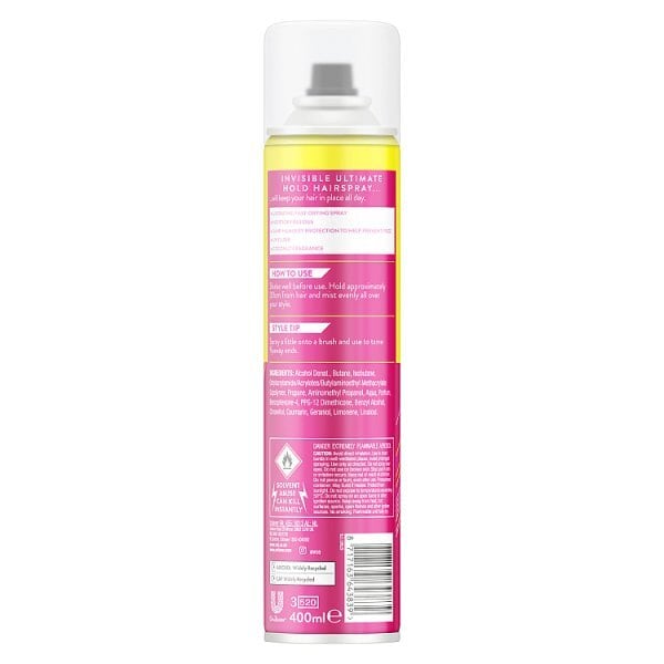 Vo5 Ultimate Hold Hair Spray 400Ml