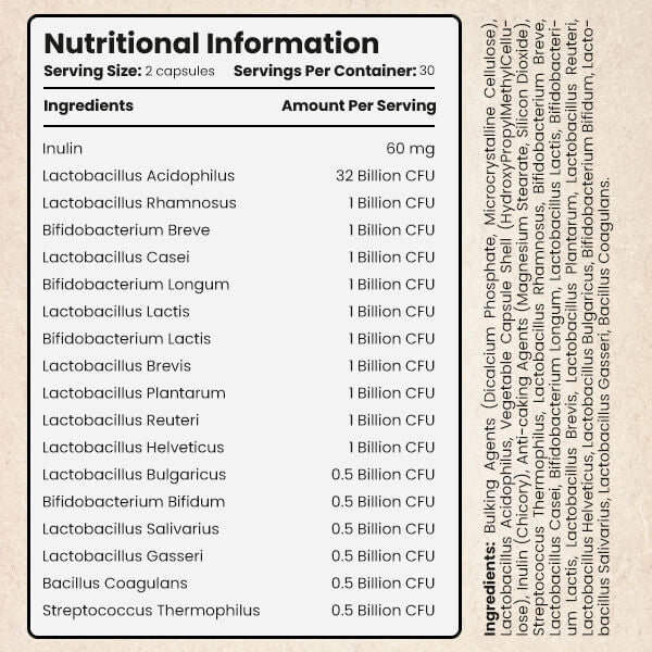 Vitabright Advanced Multi-Strain Probiotic Bio Cultures