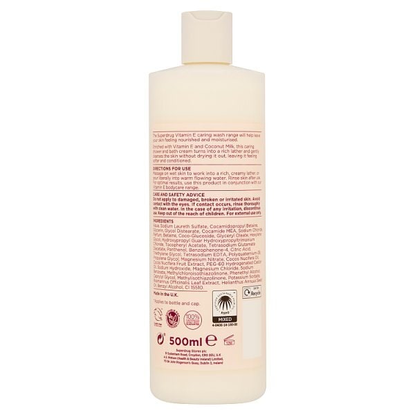 Vitamin E & Coconut Body & Bath 500Ml