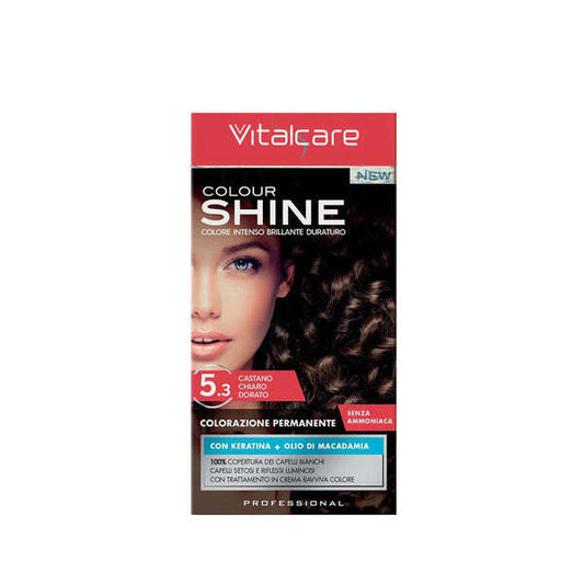 Vitalcare Shine Permanent Hair Color Light Golden Brown