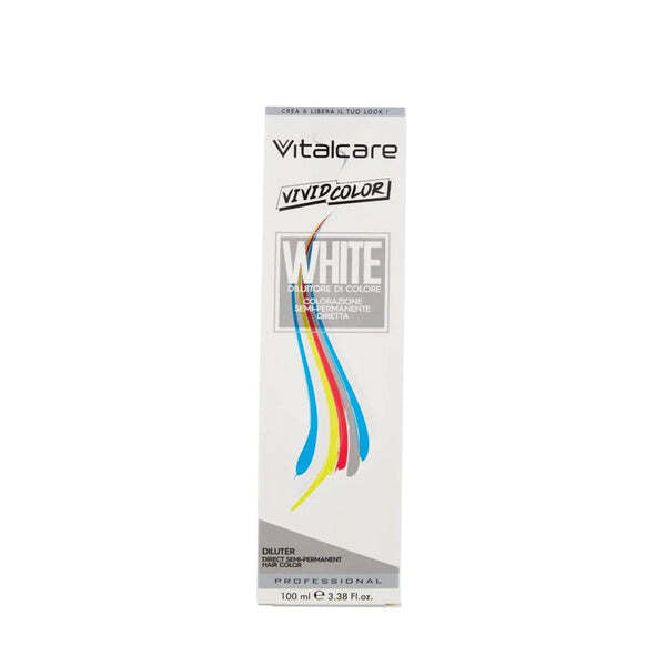 Vitalcare Vivid Color Semi-Permanent Hair Dye White 100Ml