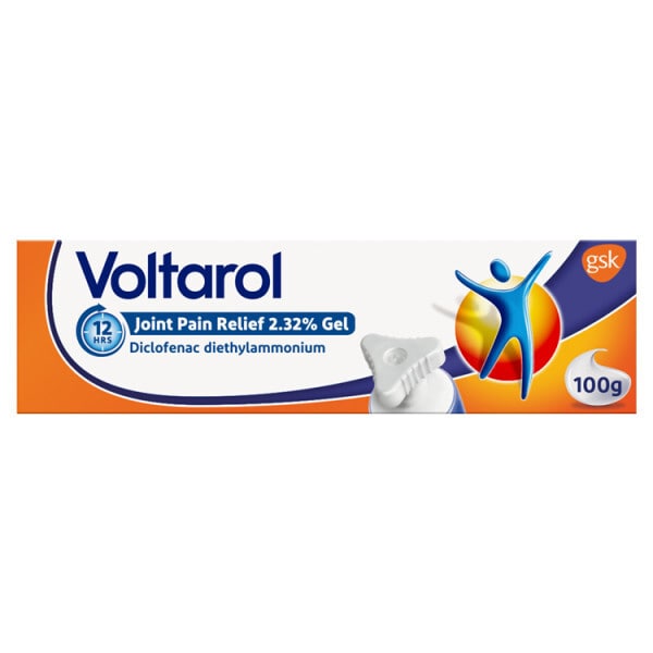 Voltarol Joint Pain Relief Gel 12 Hour 2.32% 100G