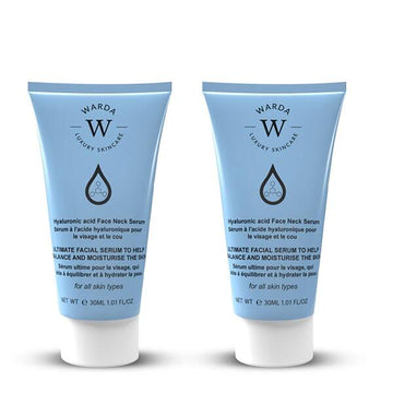 Warda Hyaluronic Acid Face Neck Serum 30Ml X 2