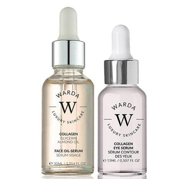 Warda Collagen Eye Serum + Boost Oil Serum