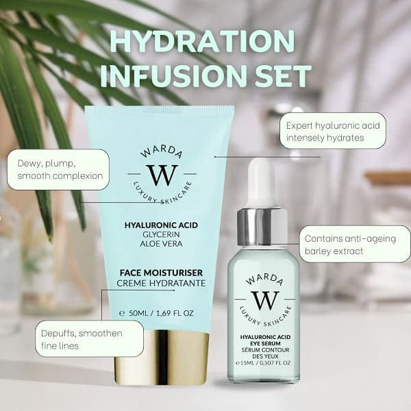 Warda Hyaluronic Face + Eye Set