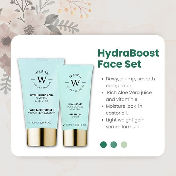 Warda Hyaluronic Acid Moisturiser + Gel Serum