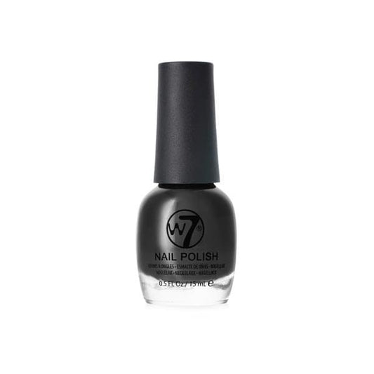 W7 Nail Polish Black 15Ml