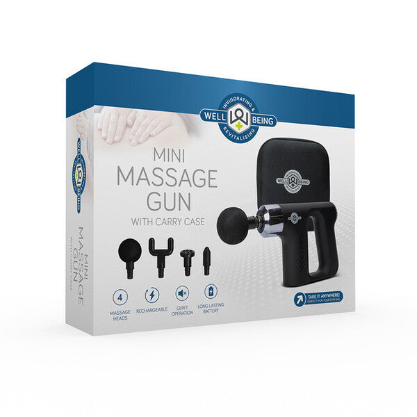 Wellbeing Mini Massage Gun With Carry Case