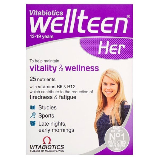 Vitabiotics Wellteen Her 30 Tablets