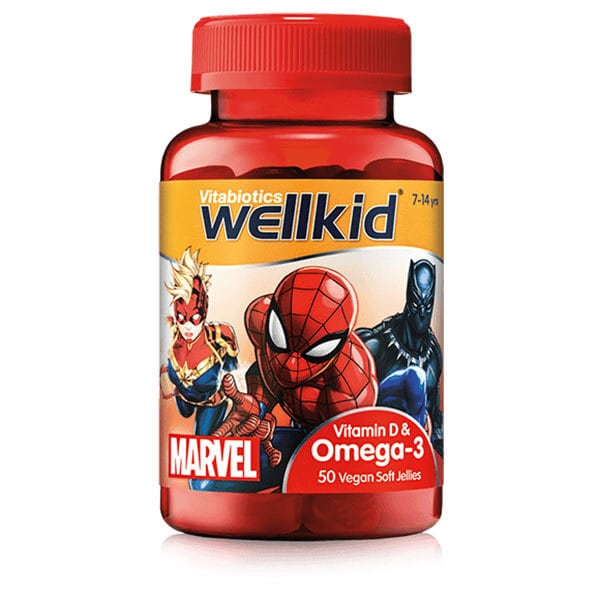 Vitabiotics Wellkid Marvel Omega-3 Childrens Vitamins