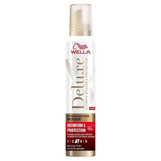 Wella Deluxe Definiton & Protection Mousse 200Ml