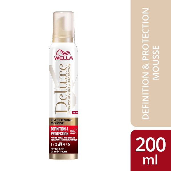 Wella Deluxe Definiton & Protection Mousse 200Ml