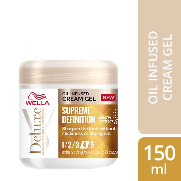 Wella Deluxe Supreme Definiton Oil Infused Cream Gel 150Ml