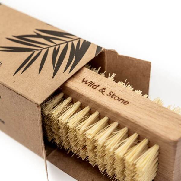 Wild & Stone | Biodegradable Natural Bristle Nail Brush